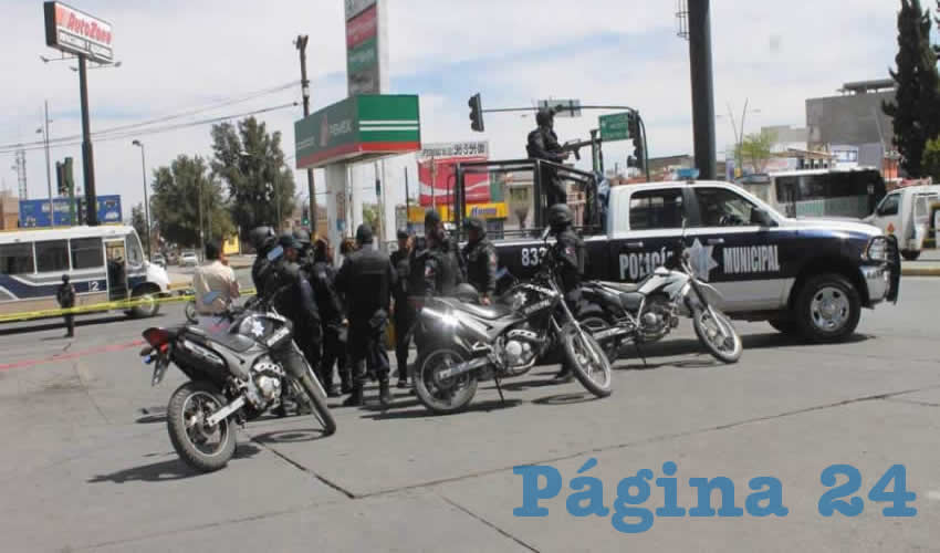 Ayer fue un día relativamente tranquilo para la Policía Municipal de Fresnillo