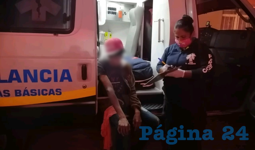 Alex “N” “N”, de 18 años, sufrió un rozón de bala cuando cortaba tunas