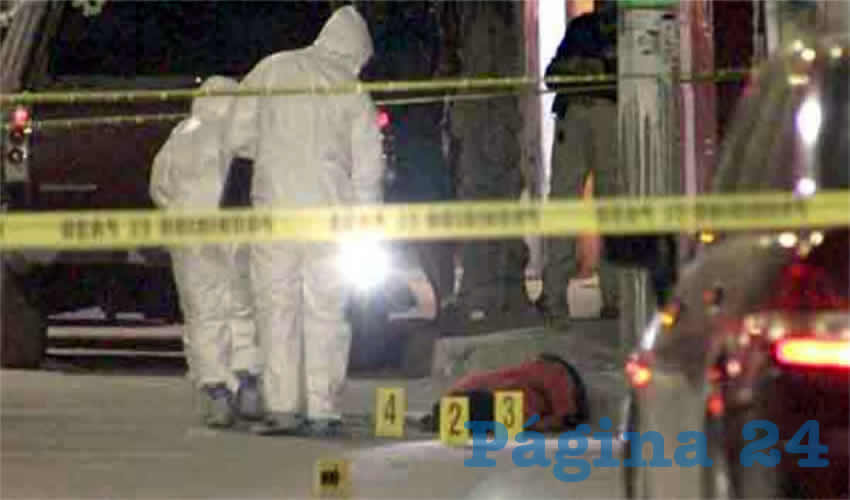 En el lugar del homicidio se pudo apreciar al menos 15 casquillos percutidos