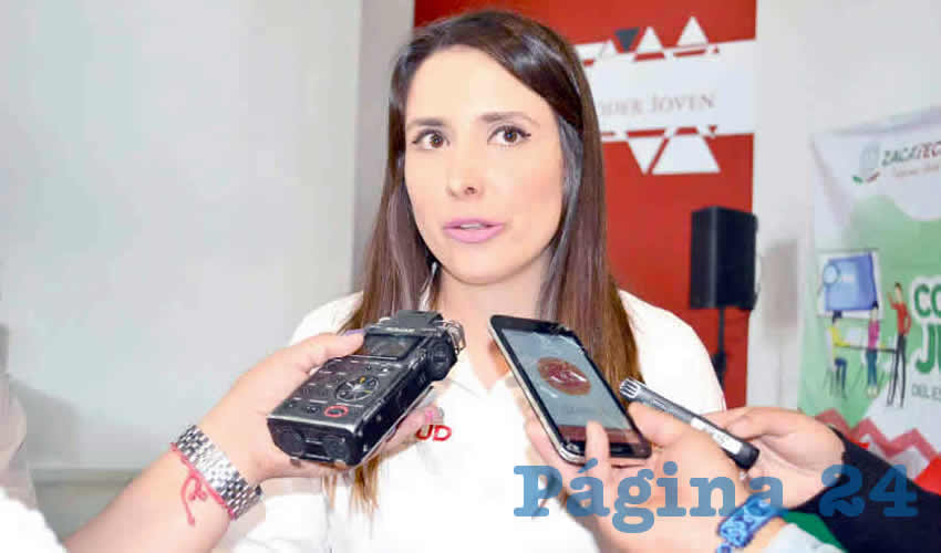 Alejandrina Varela Luna, directora del Instituto de la Juventud del Estado de Zacatecas (Injuventud) (Foto: Archivo Página 24)