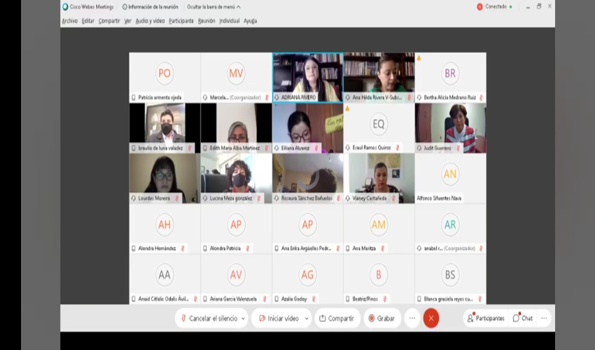 En conferencia de prensa virtual, integrantes de la Secretaría de la Mujer (Semujer), docentes, alumnas y alumnos del Colegio de Bachilleres del Estado de Zacatecas (Cobaez) presentaron una aplicación móvil con la que buscan que los estudiantes y los jóvenes esclarezcan dudas para evitar embarazos en adolescentes (Foto: Cortesía)