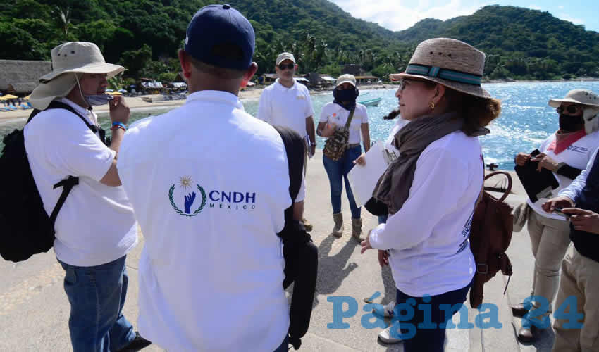 Se llevó a cabo una estrategia de búsqueda en Puerto Vallarta con el fin de recabar información que pudieran dar con el paradero del joven/Foto: Especial
