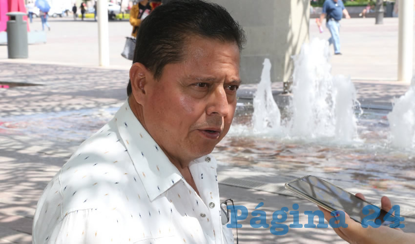 Felipe Hinojo Alonso, líder del movimiento de víctimas de tortura (Foto: Eddylberto Luévano Santillán)