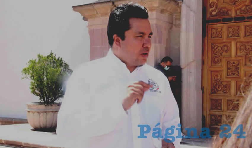 Omar Carrera Pérez, diputado local por (Morena) (Foto: Rocío Castro Alvarado) Alejandro Tello Cristerna, gobernador de