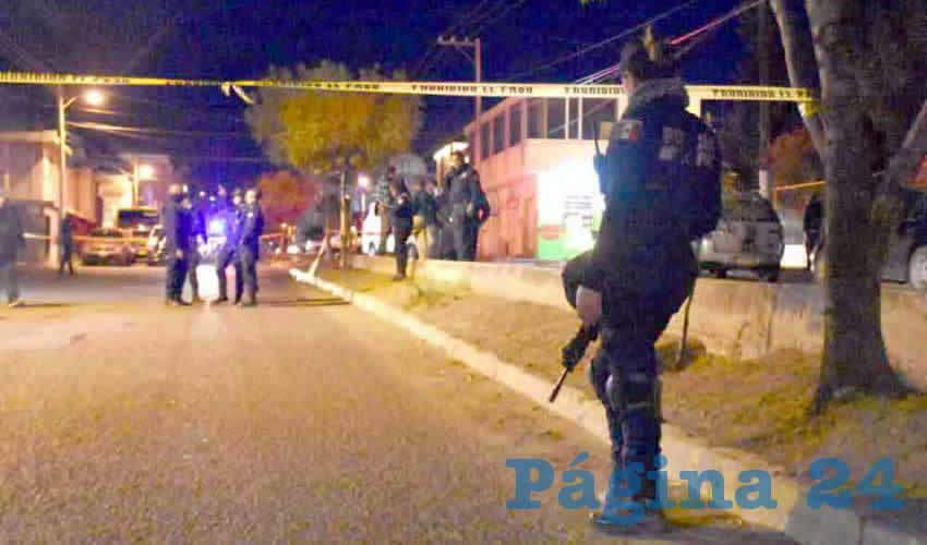 El arribo de la policía