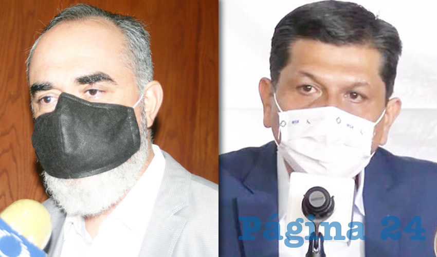 El emecista Salvador Caro negó que se hayan cometido errores en la reforma electoral avalada por su partido en conjunto con el PAN; por su parte, Gustavo Macías, líder albiazul, manifestó que los tiempos se deben acortar no sólo por la pandemia, sino “por el hartazgo que la gente tiene de la clase política”/Fotos: Archivo Página 24