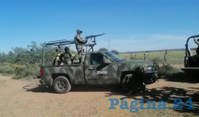En el operativo participaron elementos del Ejército, la Guardia Nacional, del K9 y policías estatales