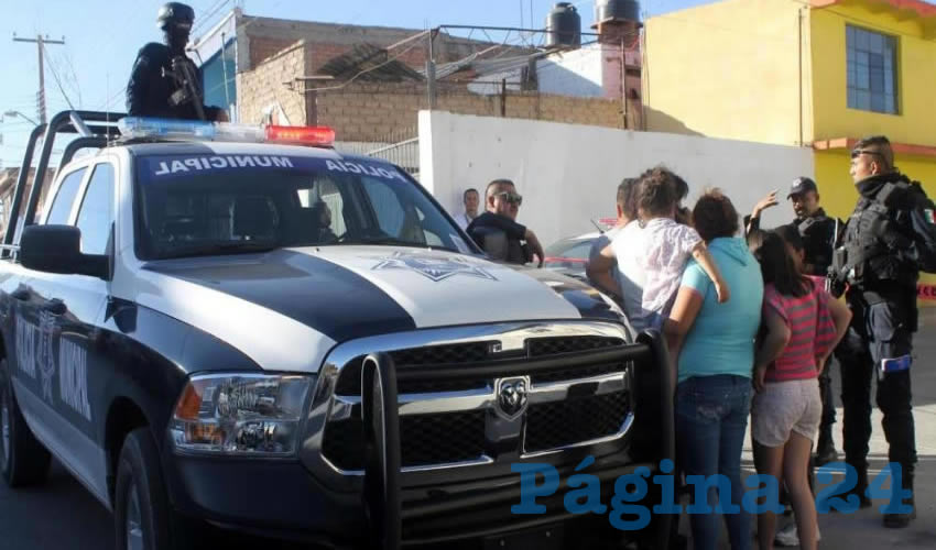 La movilización policíaca
