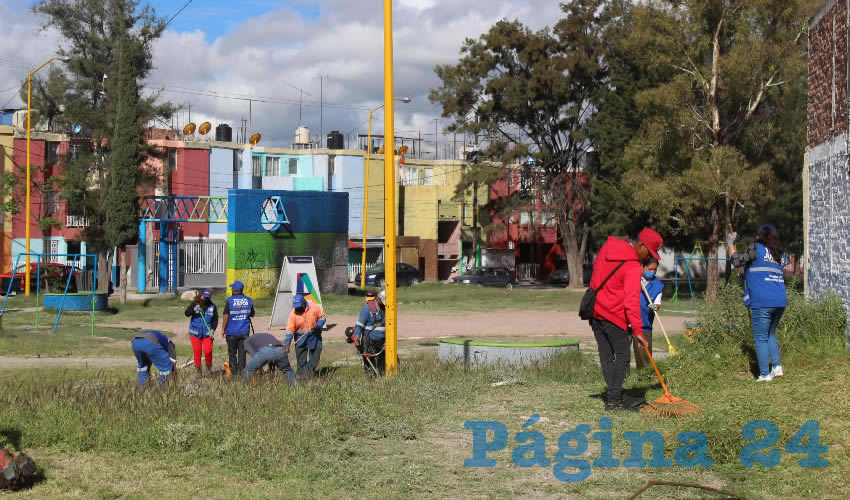 Personal operativo de la Coordinaci&oacute;n de Delegaciones Urbanas y Rurales puso en marcha la jornada de limpieza y desmalezado