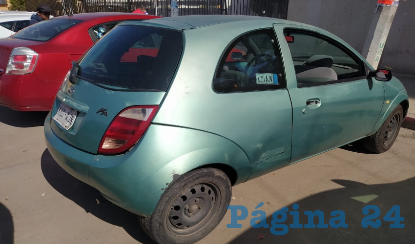 El automóvil Ford K que tripulaba el quinteto de jauleros