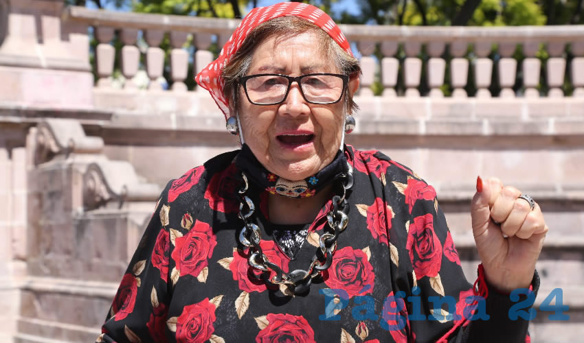 Mar&iacute;a de Jes&uacute;s Rangel Vel&aacute;zquez, maestra y activista (Foto: Eddylberto Lu&eacute;vano Santill&aacute;n)