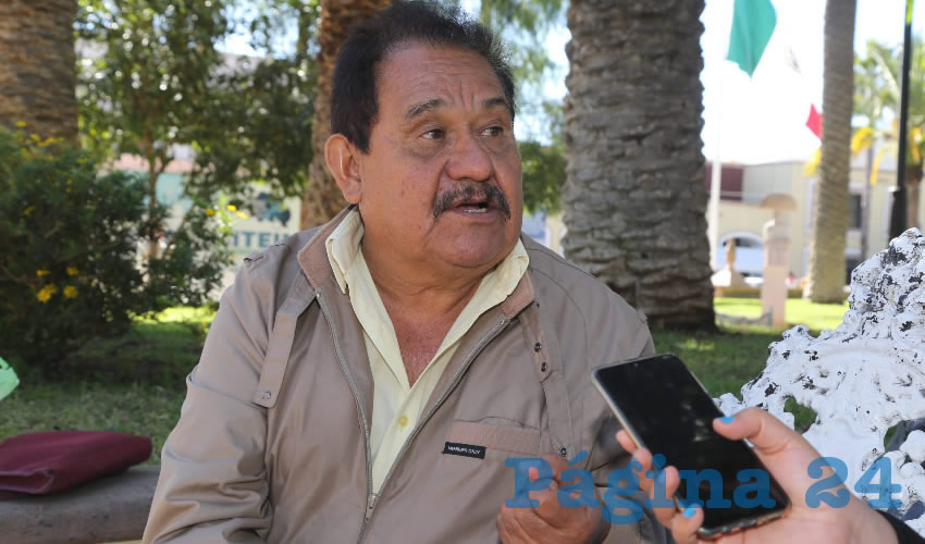 Manuel Medina Ortega, presidente del Frente de Lucha Campesina (Foto: Eddylberto Lu&eacute;vano Santill&aacute;n)