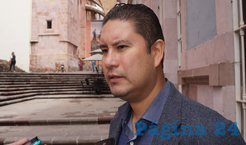 Iván de Santiago Beltrán, secretario de Gobierno del Ayuntamiento de Zacatecas (Foto: Archivo Página 24)
