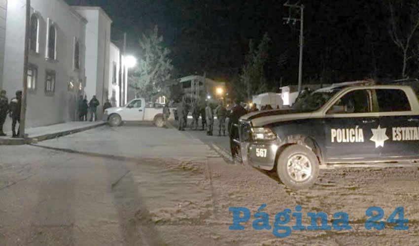 La movilización policiaca