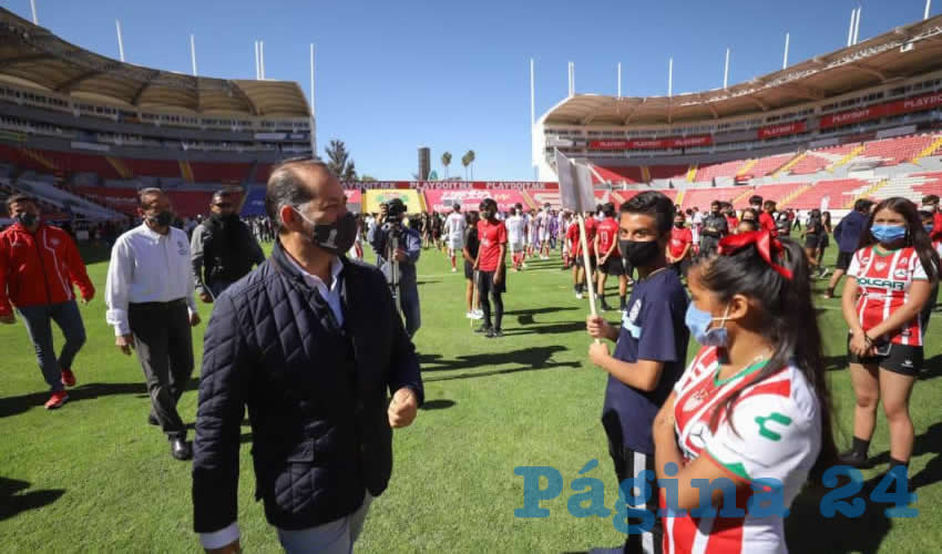 El gobernador del estado Mart&iacute;n Orozco Sandoval encabez&oacute; la inauguraci&oacute;n de la Copa Gobernador IDEA-Necaxa
