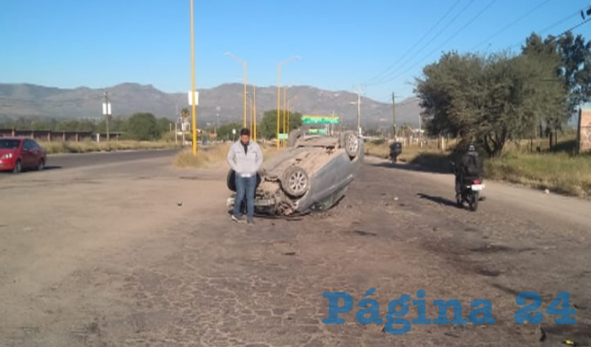 El percance ocurrió sobre avenida Siglo XXI, a la altura del fraccionamiento Loma Bonita