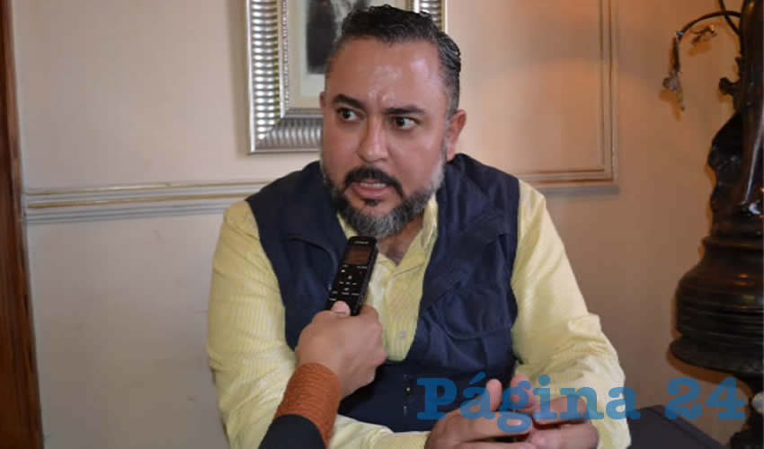 Alejandro Enríquez Suárez del Real, presidente de la Confederación Patronal de la República Mexicana (Coparmex) de Zacatecas (Foto: Archivo Página 24)