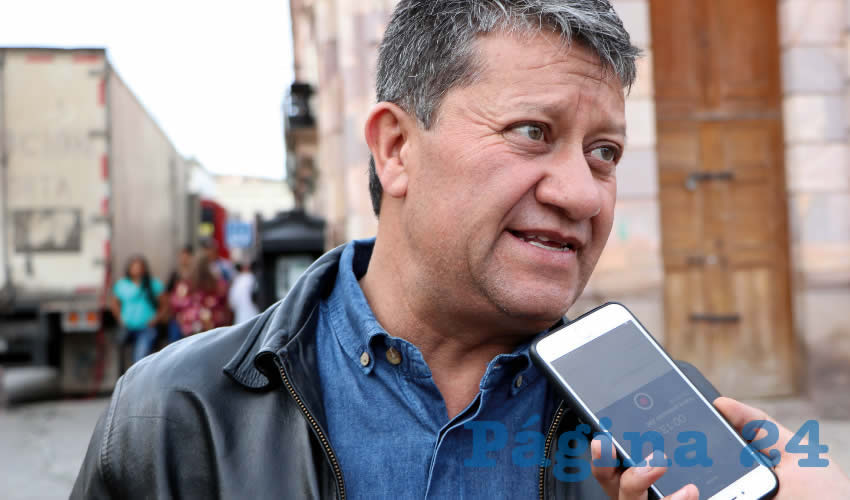 Jaime Cruz Talamantes resaltó que desde la administración local se instruyó continuar con las labores normales de recolección de basura y barrido manual tanto en el Centro Histórico como en el resto de las colonias (Foto: Archivo Página 24)