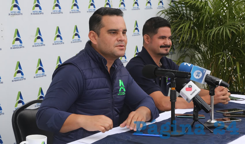 Vicente Pérez Almanza, presidente del Partido Libre de Aguascalientes (Foto: Eddylberto Luévano Santillán)