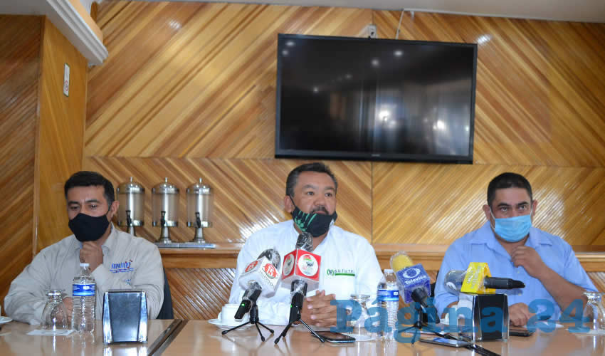 Gonzalo Franco Garduño, líder sindical de la Universidad Tecnológica de Zacatecas (Utzac), anunció que hoy a partir del mediodía, estallarán la huelga porque las autoridades estatales han incumplido con lo establecido dentro del Contrato Colectivo de Trabajo (CCT). (Foto: Merari Martínez)