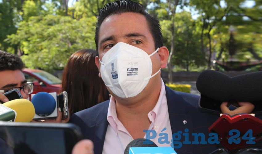 Gustavo Báez Leos, diputado local y presidente estatal del PAN (Foto: Eddylberto Luévano Santillán)