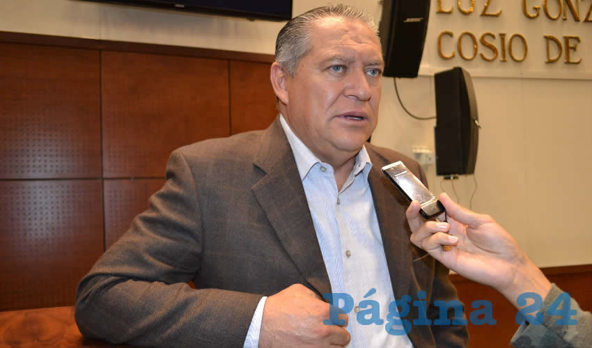Francisco Javier Calzada Vázquez, diputado local (Foto: Merari Martínez Castro)