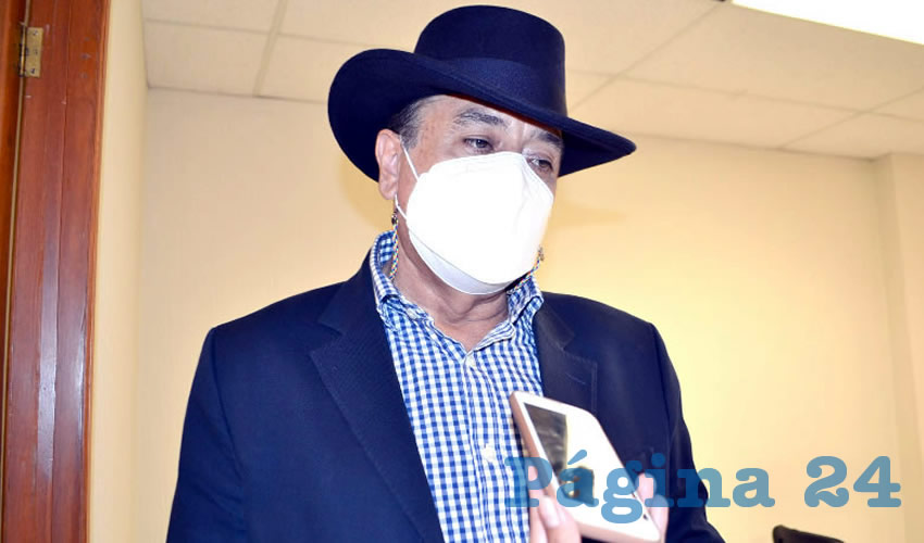 Alfredo Femat Bañuelos, diputado federal por el Partido del Trabajo (PT) (Foto: Merari Martínez)