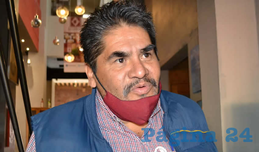 Agustín Adame Ortiz, miembro del Frente Popular de Lucha de Zacatecas (FPLZ) (Foto: Archivo Página 24)