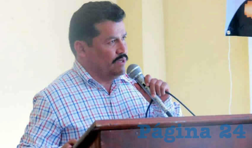 Jaime Ramos Martínez, integrante del Frente Popular de Lucha por Zacatecas (FPLZ) (Foto: Archivo Página 24)