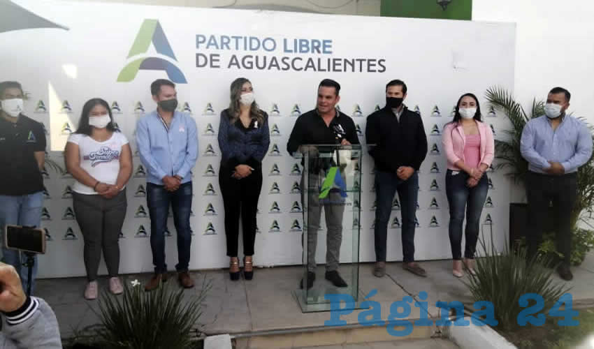Vicente P&eacute;rez Almanza, presidente del Partido Libre de Aguascalientes (Foto: Eddylberto Lu&eacute;vano Santill&aacute;n)