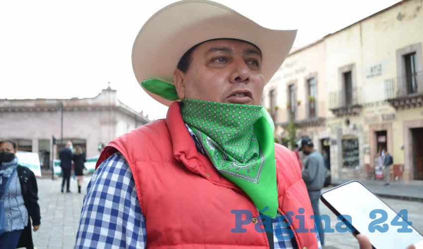 Fernando Galván Martínez, productor de frijol y activista social (Foto:Archivo Página 24)