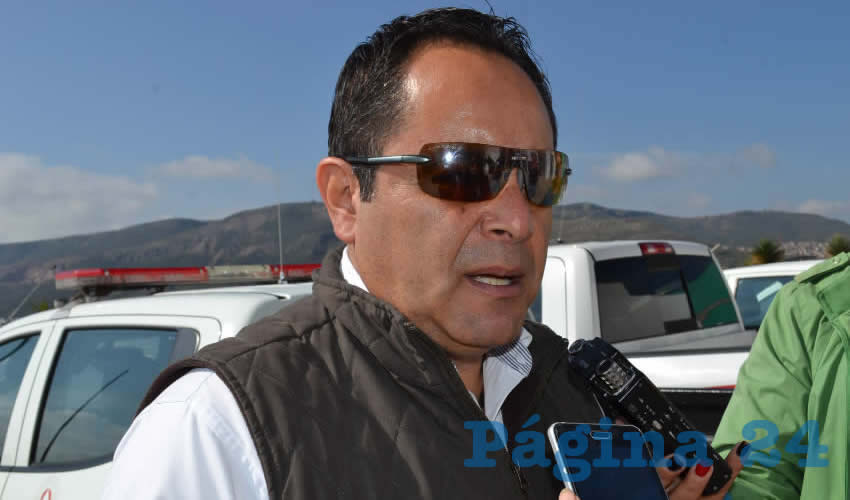 Antonio Caldera Alanis, titular de la Dirección Estatal de Protección Civil (Foto: Archivo Página 24)