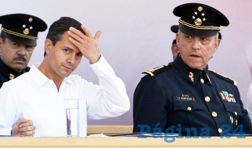 Salvador Cienfuegos Zepeda, ex titular de la Sedena en el sexenio de Enrique Peña Nieto, se convirtió en el primer ex jefe del Ejército mexicano en ser detenido en Estados Unidos acusado de narcotráfico. Autoridades federales del vecino país lo arrestaron a su arribo al aeropuerto de la ciudad de Los Ángeles, California, como resultado de una añeja investigación realizada por el Departamento de Justicia/Foto: Archivo Cuartoscuro