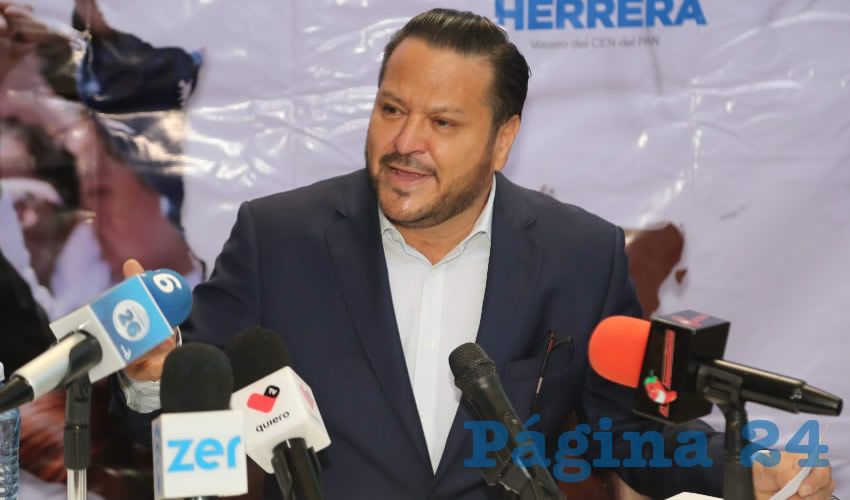 Fernando Herrera Ávila, vocero del CEN del PAN (Foto: Eddylberto Luévano Santillán)