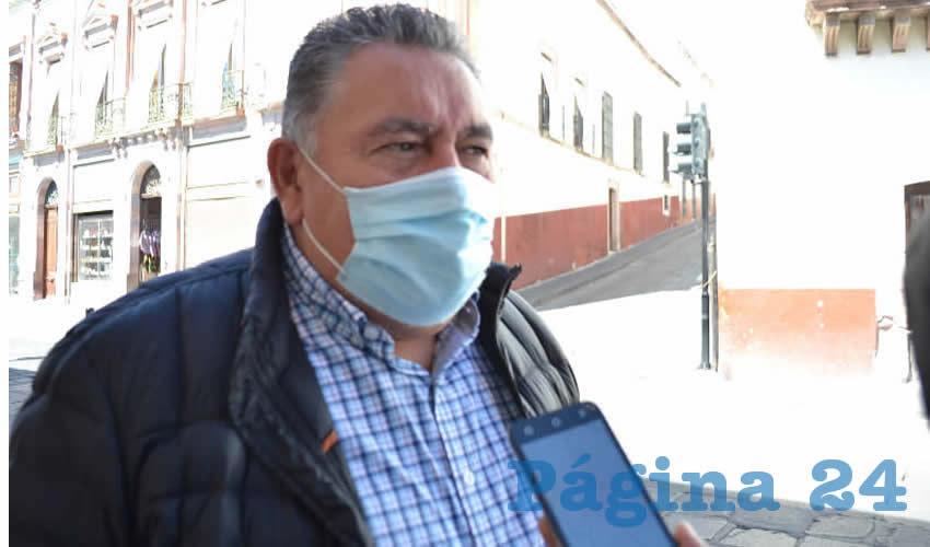 Felipe Pinedo Hernández, líder del Frente Popular de Lucha por Zacatecas (FPLZ) (Foto: Archivo Página 24)