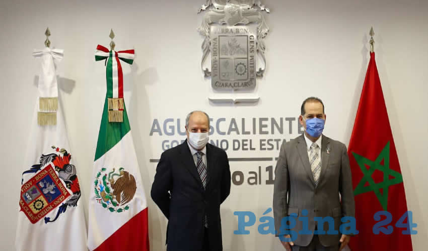 Se habló sobre la posibilidad de organizar una visita de empresarios de Aguascalientes a Marruecos que pudieran estar interesados en expandirse en su país o en aprovechar la Zona Franca de Tánger