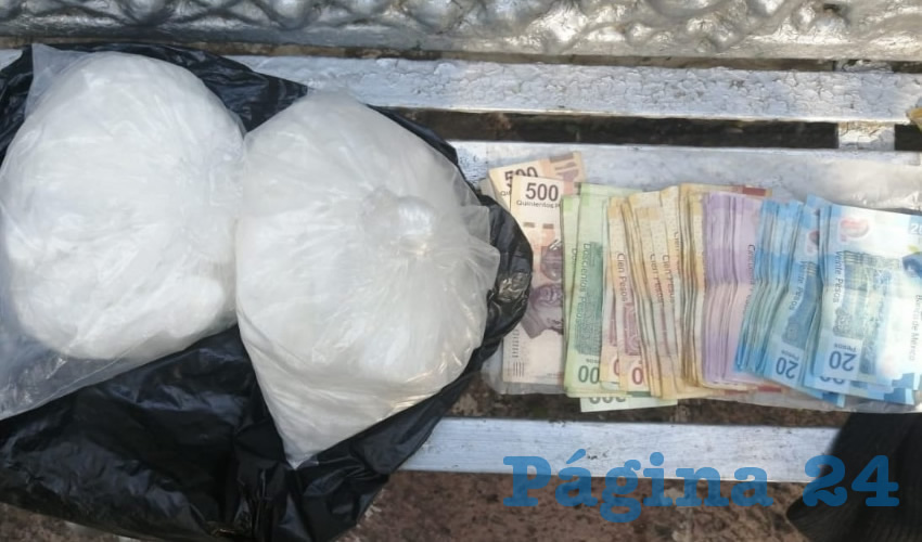 Un total de kilo 828 gramos con 400 miligramos, fue lo decomisado a Cecilia “S” y Claudia “L”, quienes ya fueron vinculadas a proceso
