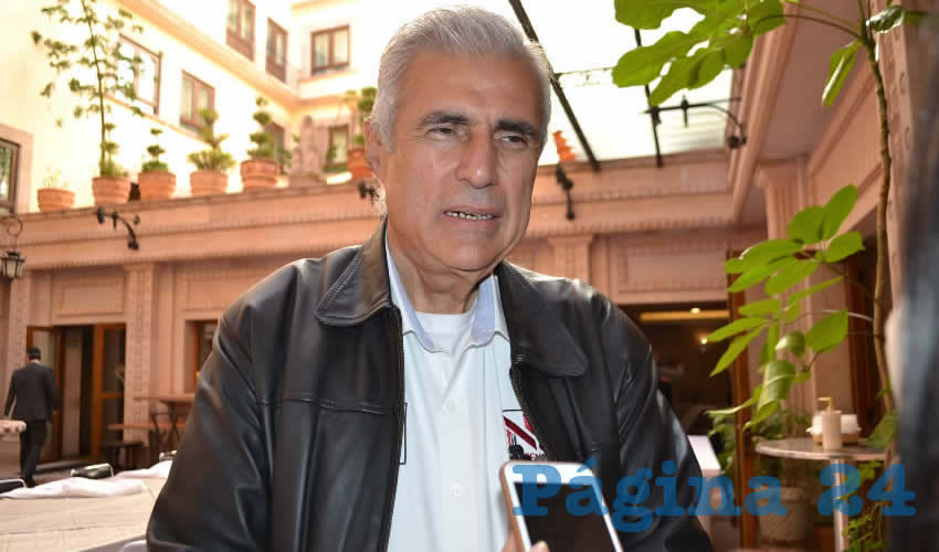 José Narro Céspedes, senador de la República, consideró que es una señal de amenaza hacia donde están asentados los poderes públicos del estado (Foto: Merari Martínez)