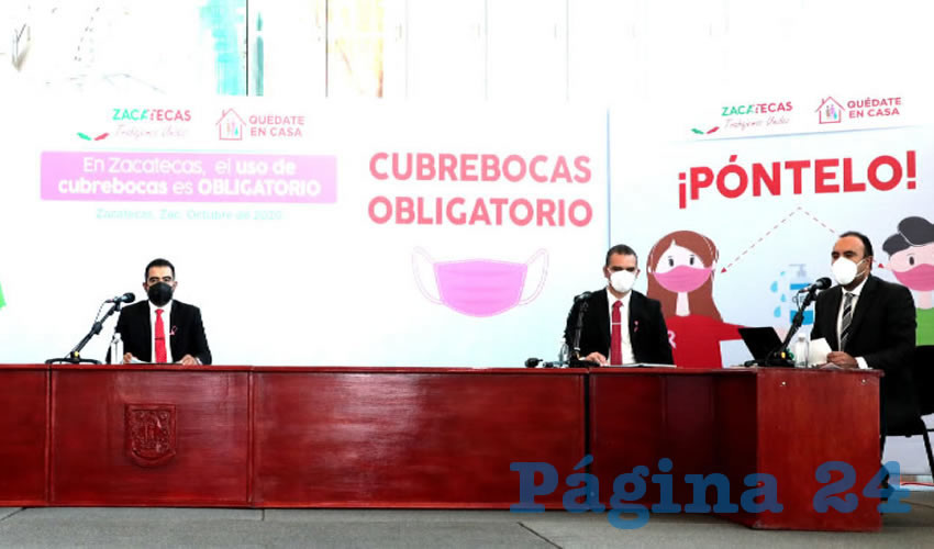 En conferencia virtual, el titular de la Secretaría de Seguridad Pública (SSP), Arturo López Bazán, presentó la estrategia que emprenderá para atender el grave problema de inseguridad en la entidad; dio a conocer el número telefónico 492-219-71-59, con el que la ciudadanía podrá comunicarse a la dependencia, así como con él directamente (Foto: Cortesía)