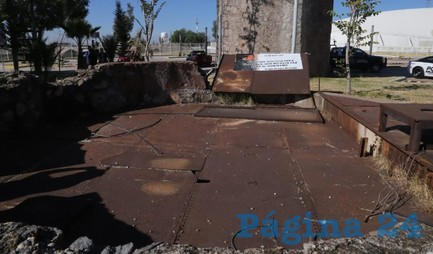 El lugar que fue señalado por denuncia anónima se encuentra a un lado del Velódromo