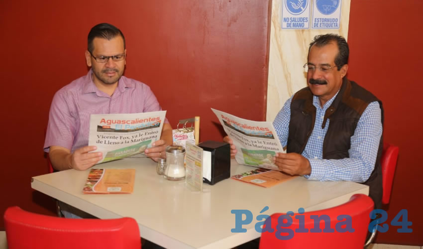 En el restaurante Mitla almorzaron L&aacute;zaro Garc&iacute;a Casas y Francisco Mart&iacute;nez Delgado, exvicefiscal