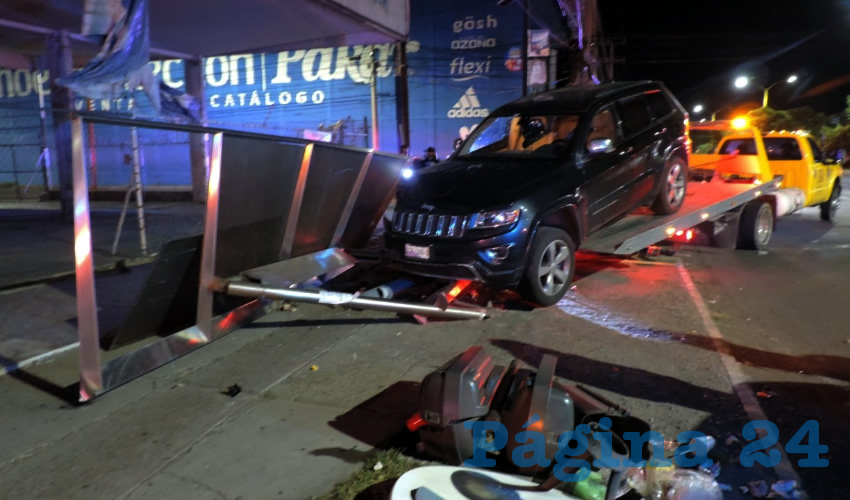 El percance ocurrió en la esquina de avenida Convención Sur y calle República de Nicaragua