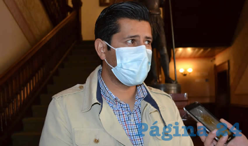 Julio César Chávez Padilla, alcalde del municipio de Guadalupe (Foto: Merari Martínez)