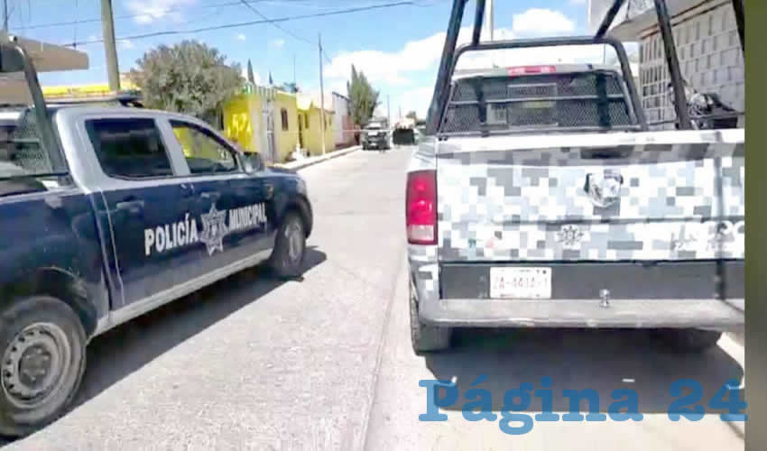 El arribo de los policías a la calle Villahermosa