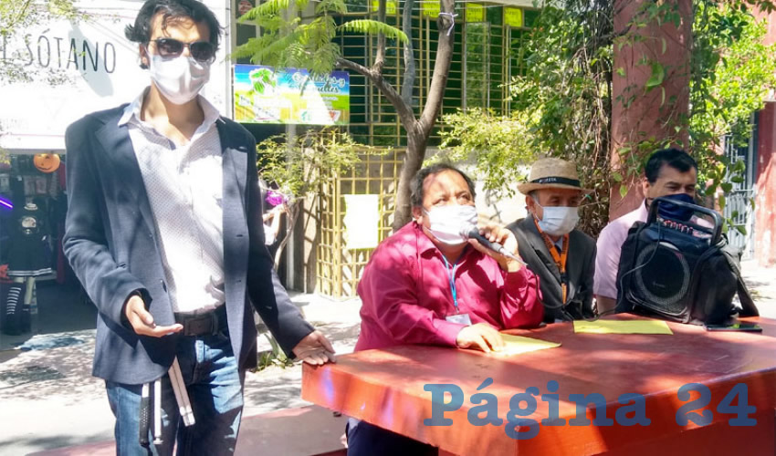 “Si hay gente con discapacidad (en la dirección) que cuente con el apoyo, y que tenga la suficiente capacidad para dirigir esto, yo les aseguro que la situación cambiaría. (…) No hay una mejor estrategia de trabajo (en la materia)”, explicaron miembros de la asociación Bastón Blanco/Foto: Elizabeth Ríos Chavarría