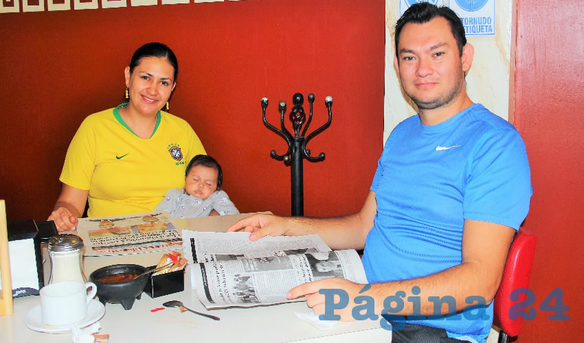 En el restaurante Mitla desayunaron Rosa Isabel &Aacute;lvarez Miramontes y Jes&uacute;s Humberto Estrada Calder&oacute;n