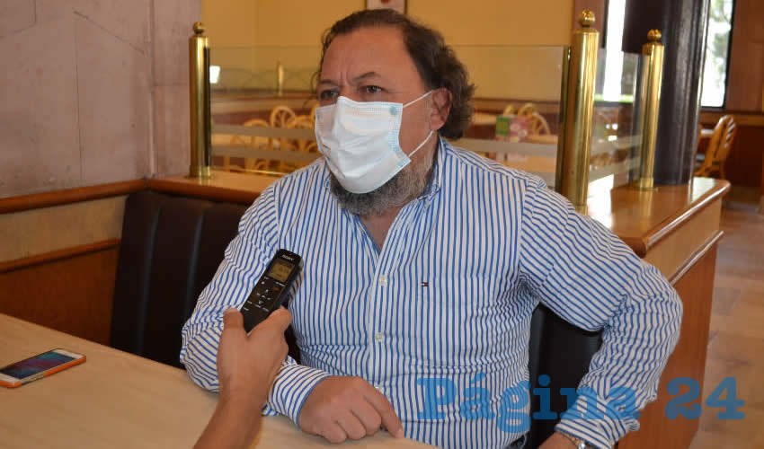 Alejandro Rivera Nieto, líder del Sindicato Independiente de Trabajadores del Estado de Zacatecas (SITEZ) (Foto: Merari Martínez)