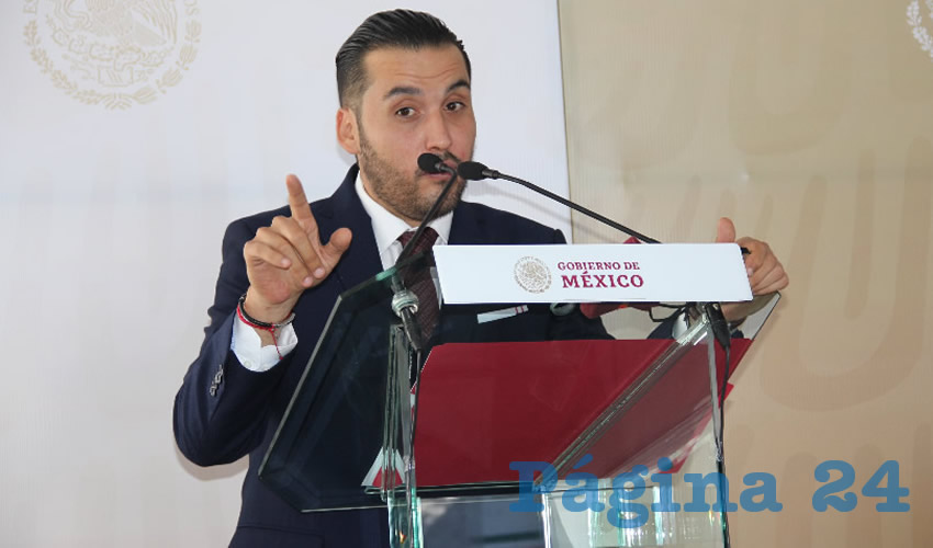 Aldo Ruiz S&aacute;nchez, delegado de la Secretar&iacute;a de Bienestar (Foto: Juan Fernando Reyes Ortega)