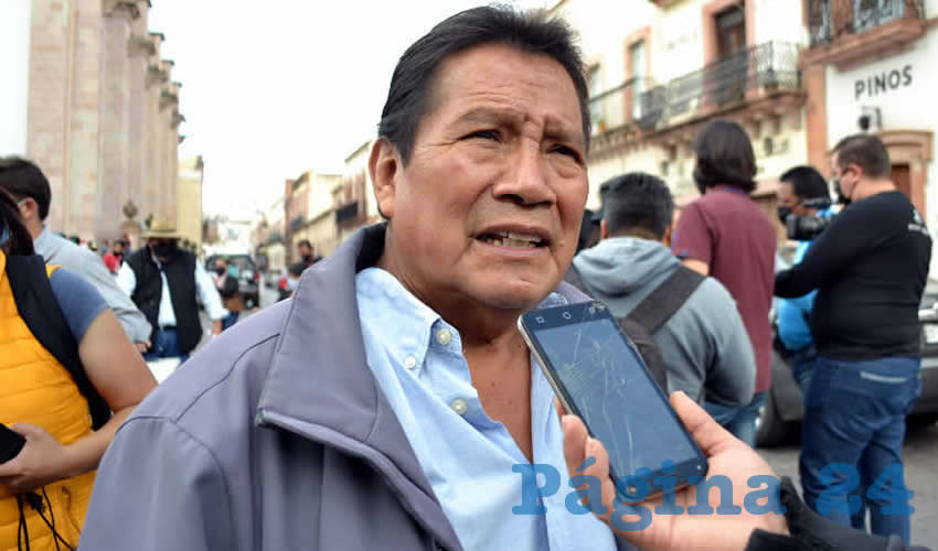 Manuel Alvarado Pérez, representante en la entidad de la organización campesina El Barzón (Foto: Archivo Página 24)