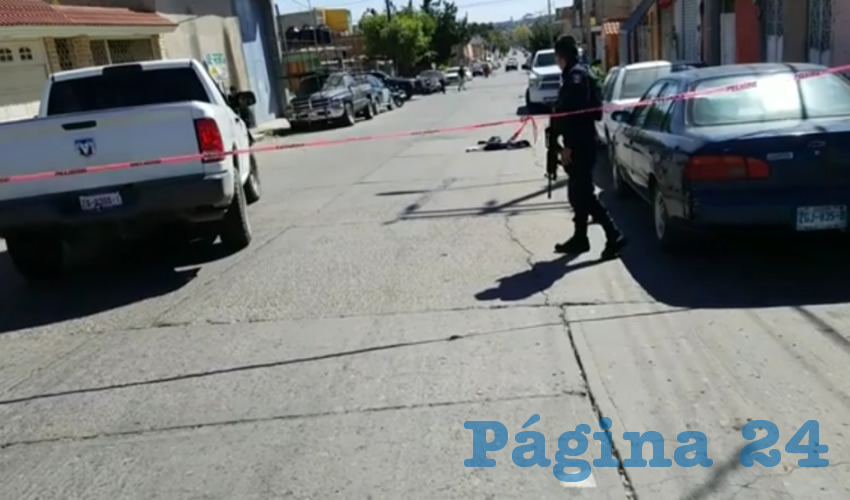El arribo de las corporaciones policíacas a la calle 20 de Noviembre